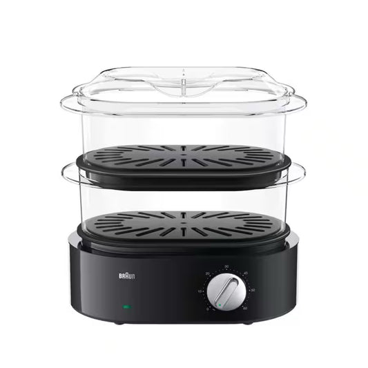 Braun - Food Steamer | 850W 2 Tiers Capacity 3.1L