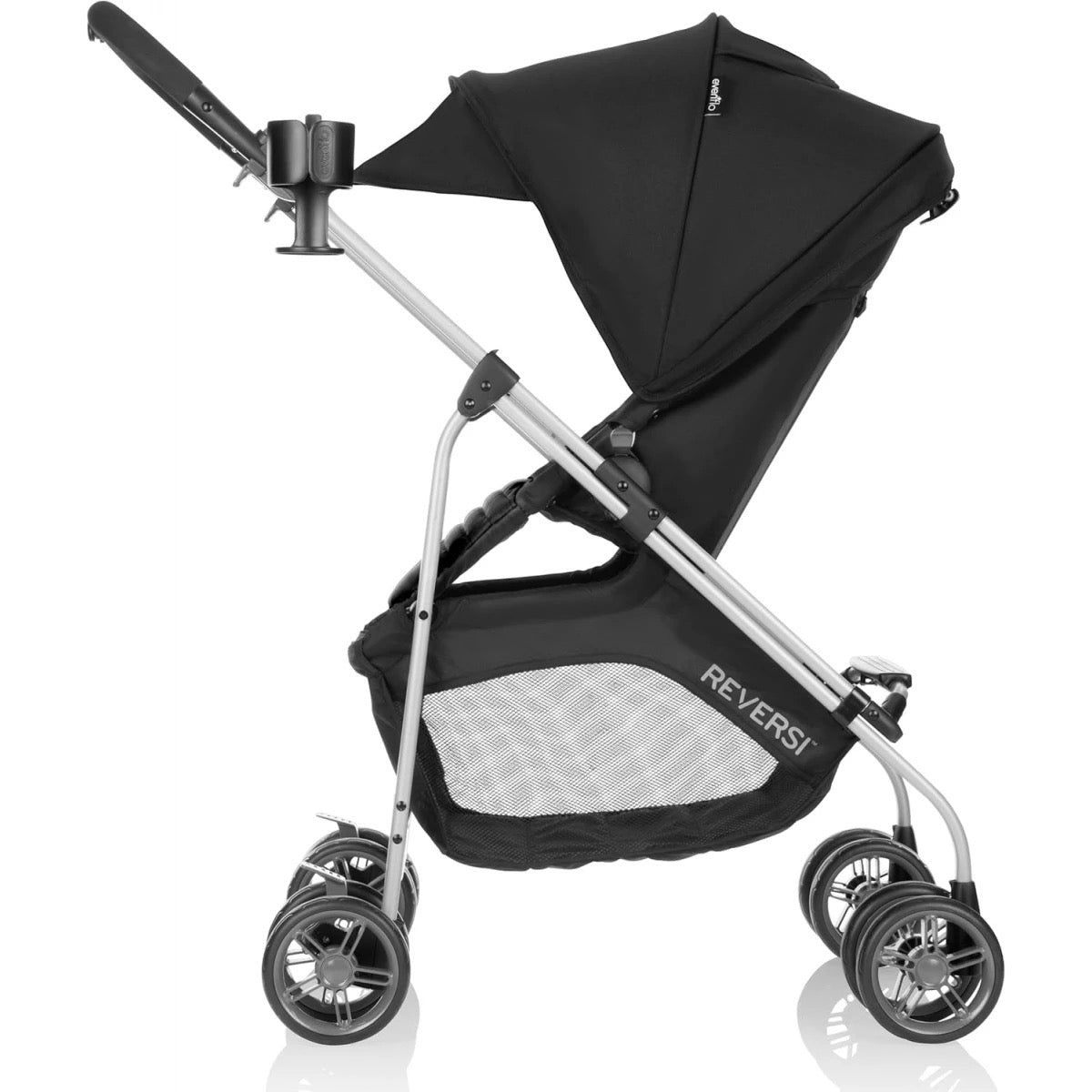 Evenflo - Reversi Lightweight Reversible Stroller | Black