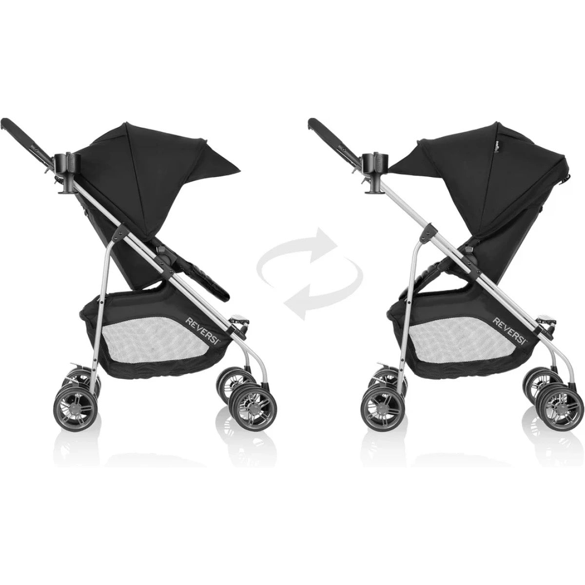 Evenflo - Reversi Lightweight Reversible Stroller | Black Evenflo - Reversi Lightweight Reversible Stroller | Black