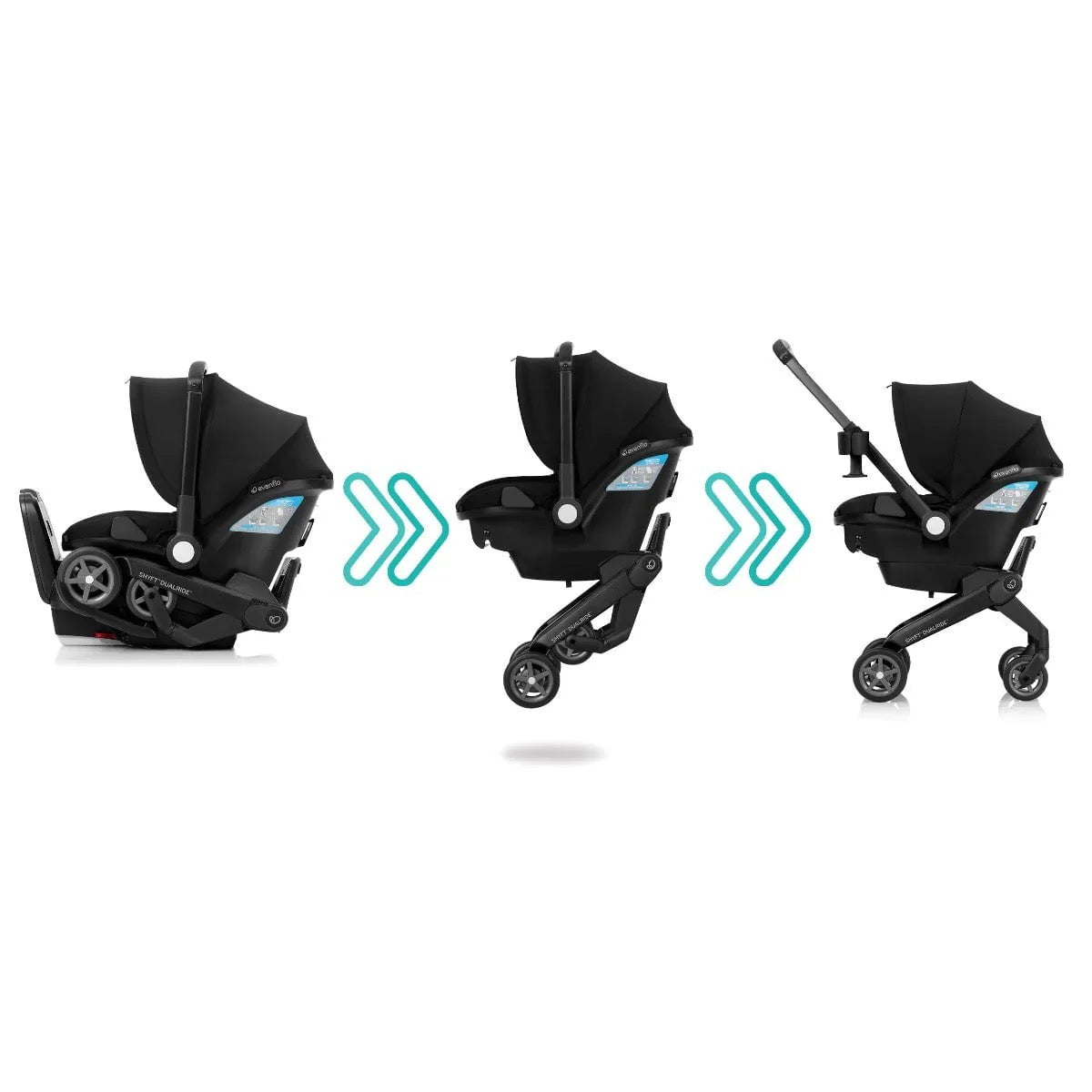 Evenflo - Shyft DualRide Infant Car Seat & Stroller Combo