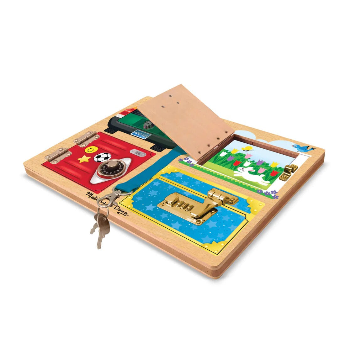 Melissa & Doug - Lock and Latch Board Melissa & Doug - Lock and Latch Board