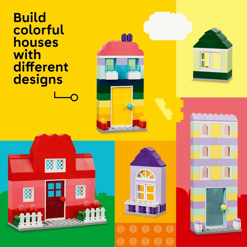 Lego - Creative Houses | 850 Pcs | 4Y+ Lego - Creative Houses | 850 Pcs | 4Y+