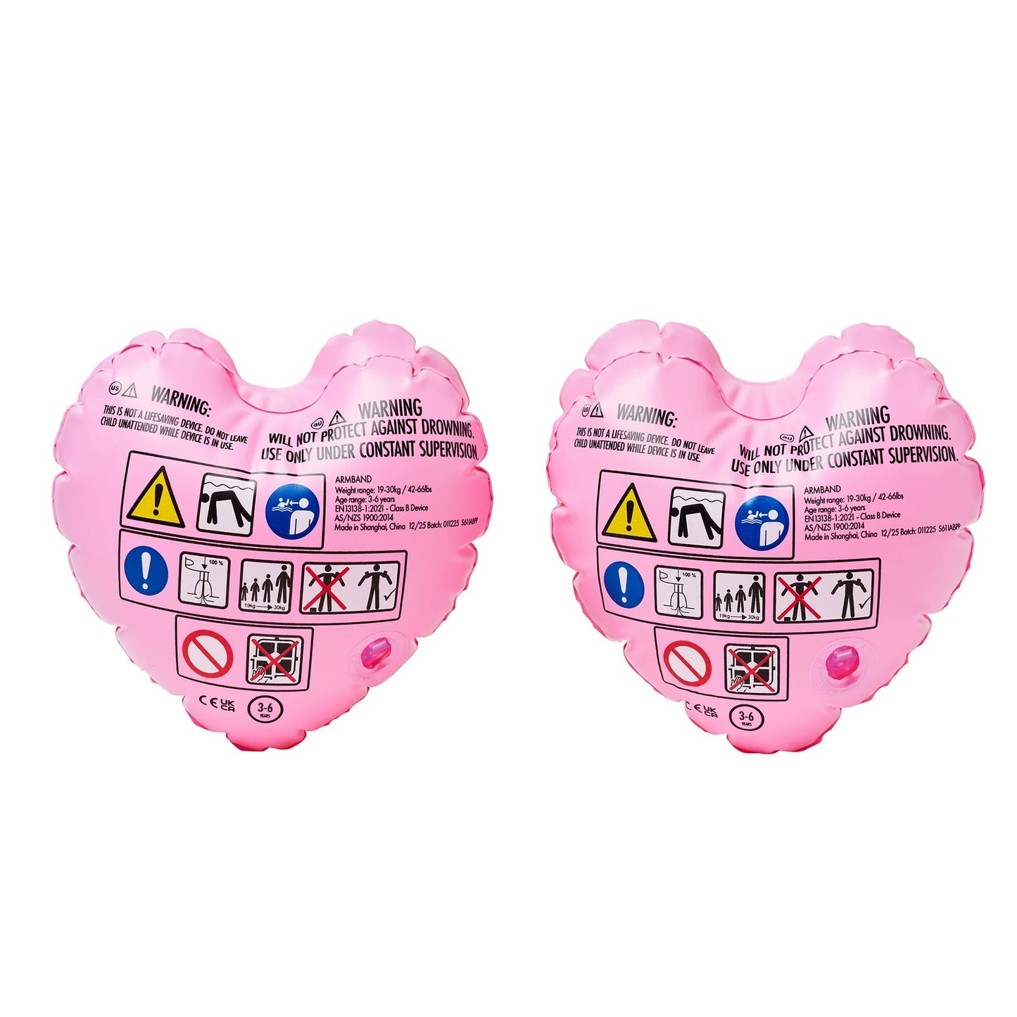 SUNNYLiFE - Kids Inflatable Arm Bands | Poppy the Peach Red