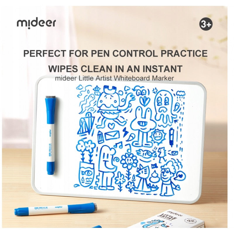 Mideer - Little Artist Whiteboard Markers - Blue