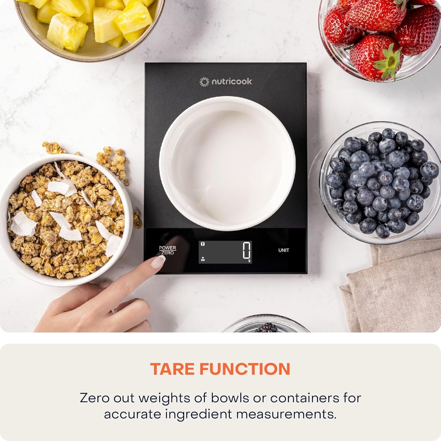 Nutricook - Digital Kitchen Scale 2 | Stainless Steel Nutricook - Digital Kitchen Scale 2 | Stainless Steel