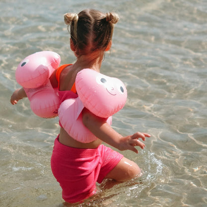SUNNYLiFE - Kids Inflatable Arm Bands | Poppy the Peach Red