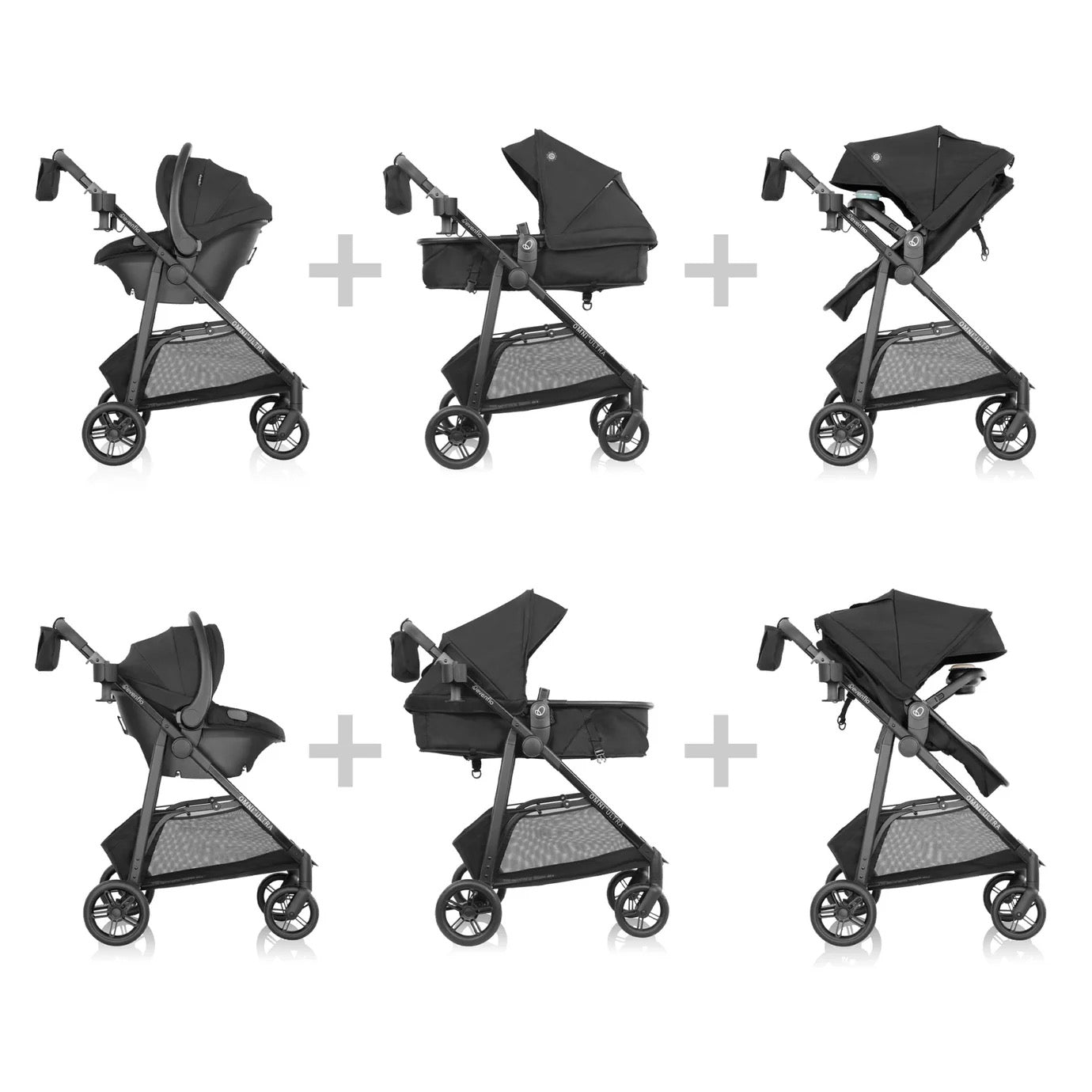 Evenflo - Omni Ultra Travel System | REVOLVE180 Seat Evenflo - Omni Ultra Travel System | REVOLVE180 Seat