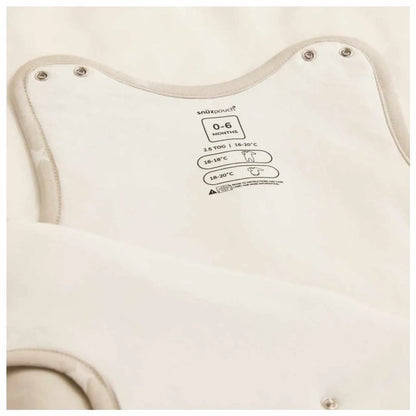 Snuz - Pouch 0.5 Tog Sleeping Bag | Grey/Cloud | 0-6M