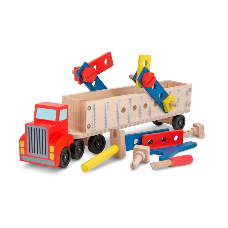Melissa & Doug Big Rig Building Set | 3Y+ Melissa & Doug Big Rig Building Set | 3Y+