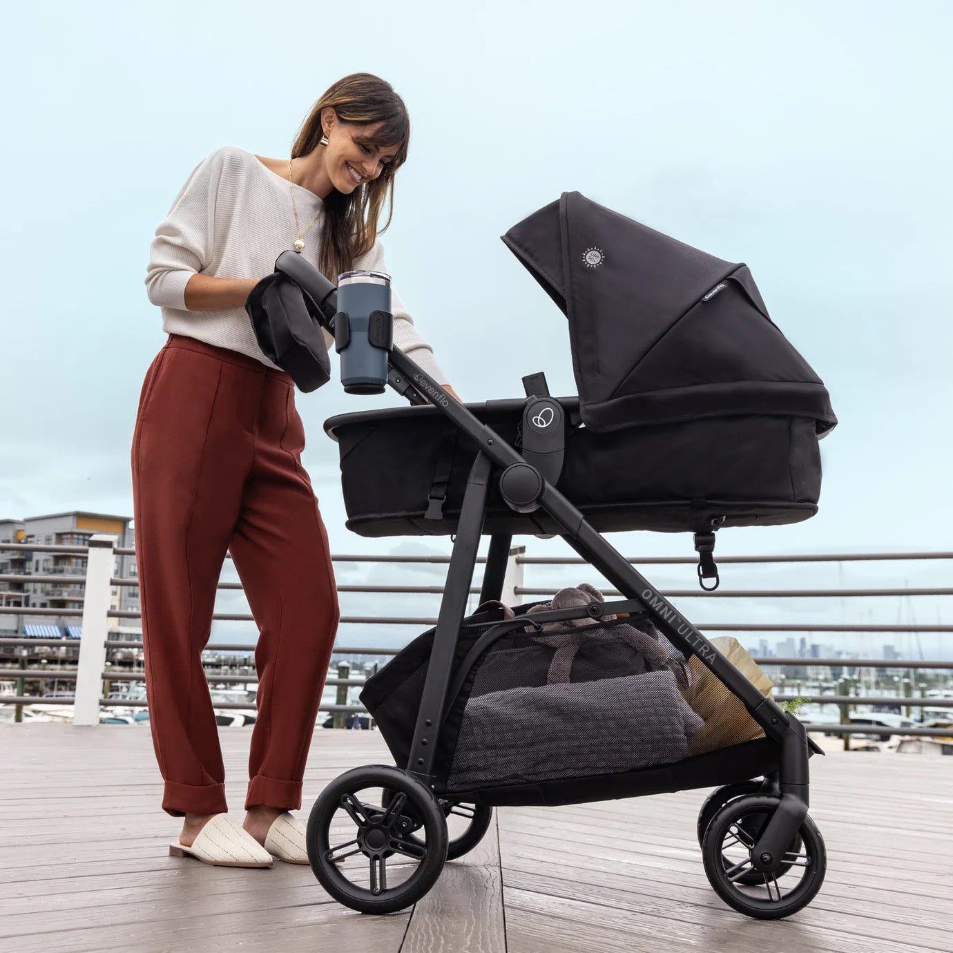 Evenflo - Omni Ultra Travel System | REVOLVE180 Seat