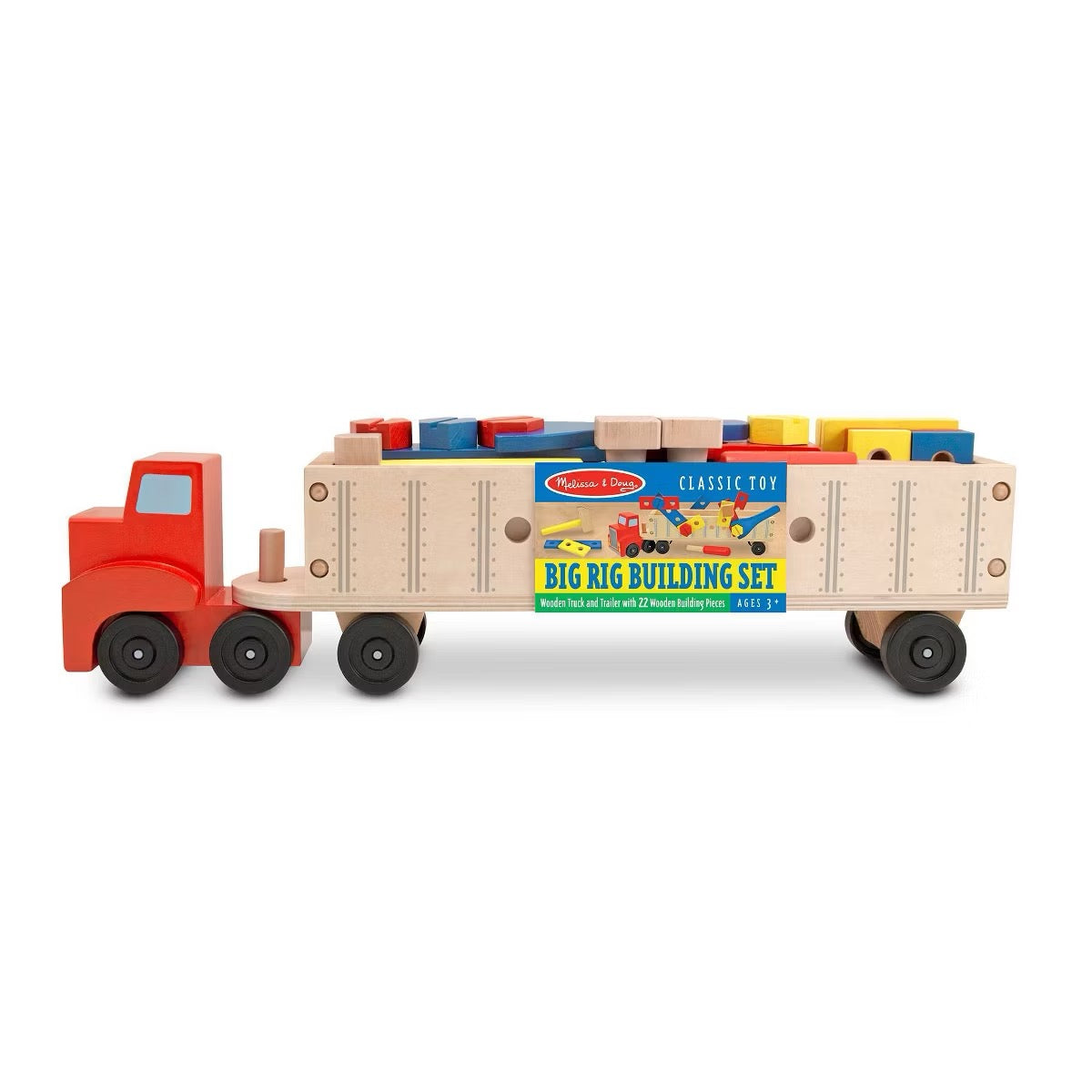 Melissa & Doug Big Rig Building Set | 3Y+ Melissa & Doug Big Rig Building Set | 3Y+