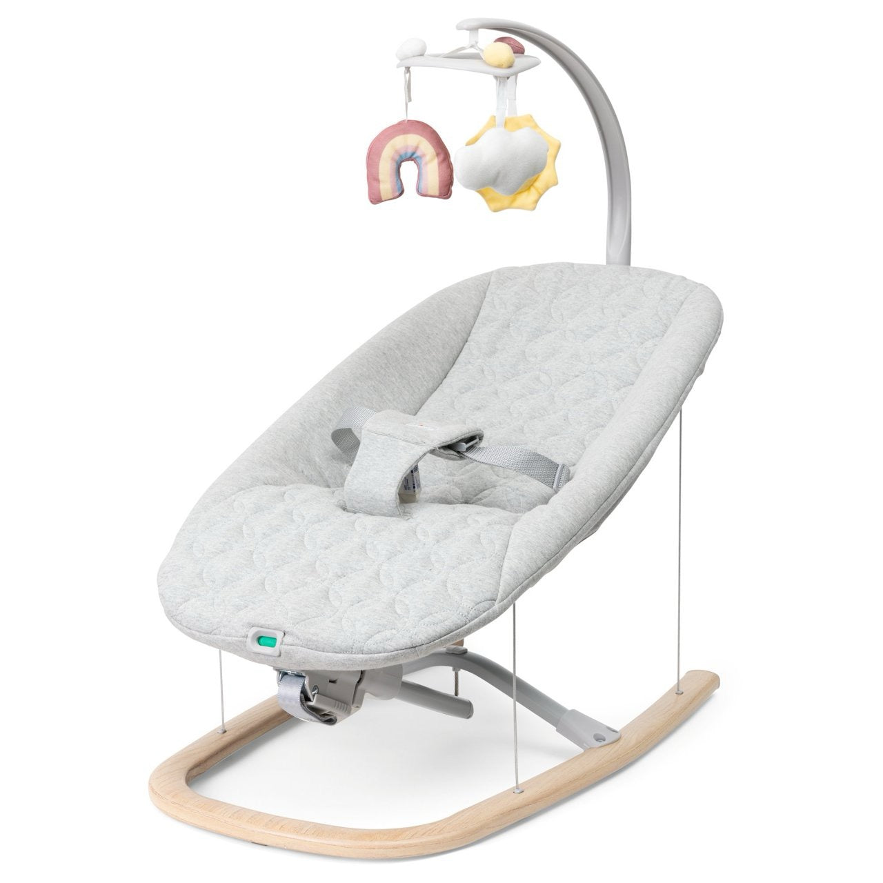 Chicco - Zen Wave Floating Bouncer | Wooden Grey Chicco - Zen Wave Floating Bouncer | Wooden Grey