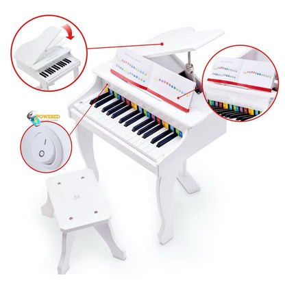 Hape - Deluxe White Grand Piano