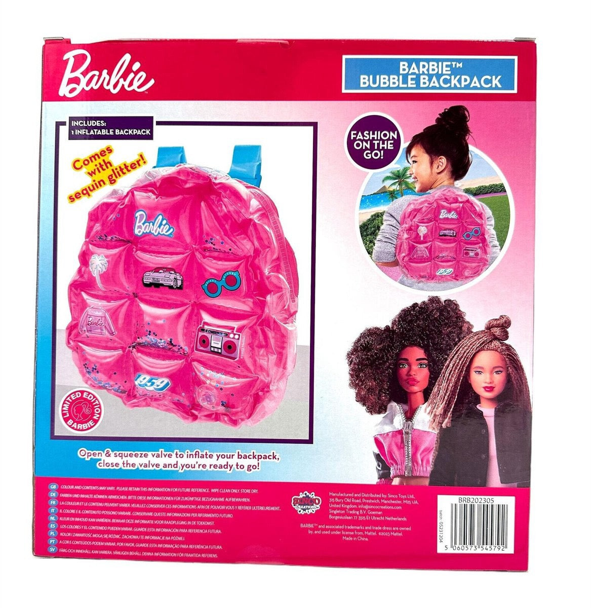 Barbie - Bubble Backpack Barbie - Bubble Backpack