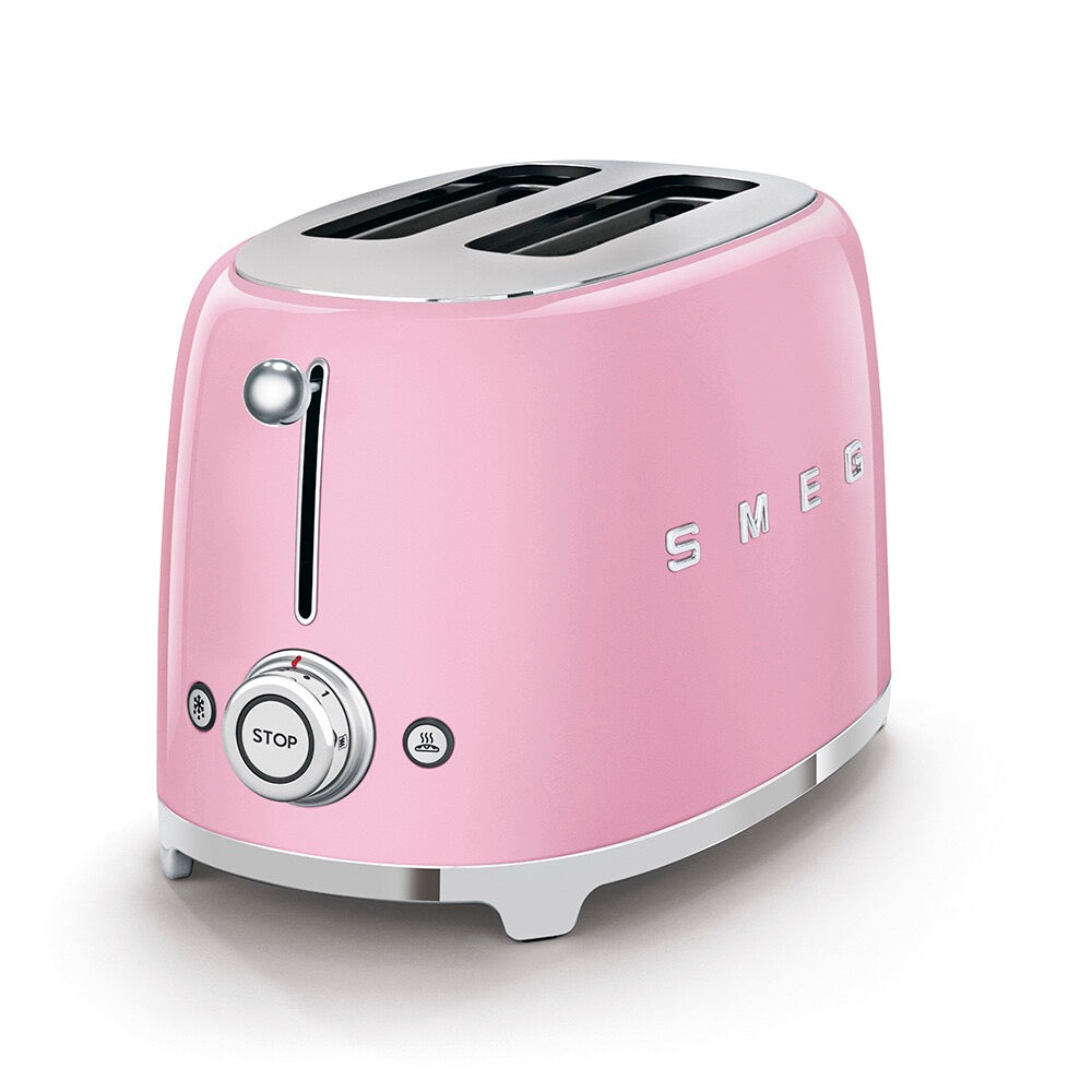 Smeg - Toaster | 2 Slots | 50's Style Aesthetic | Pink