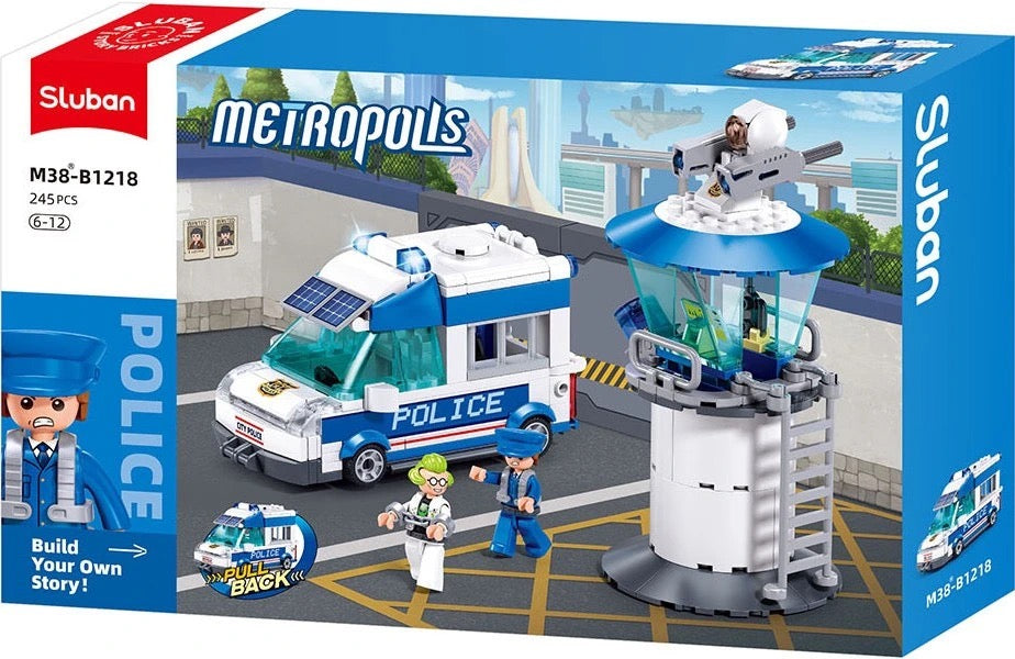 Sluban - Metropolis Police – Escort Criminal Yuri Pull Back | 6Y+ Sluban - Metropolis Police – Escort Criminal Yuri Pull Back | 6Y+