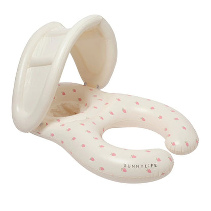 SUNNYLiFE - Float Together Baby Seat with Removable Canopy | Strawberry Sunshine