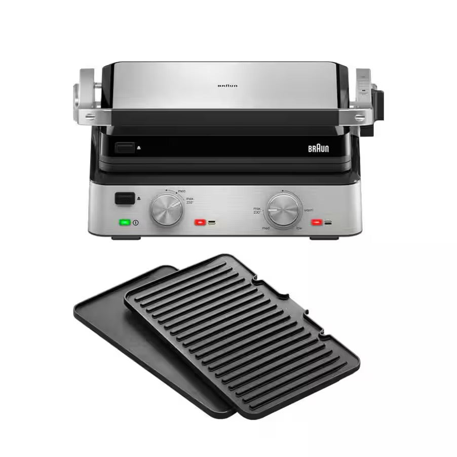 Braun | Contact Grill | 2000W 3 Cooking Positions 230°C Max Braun | Contact Grill | 2000W 3 Cooking Positions 230°C Max