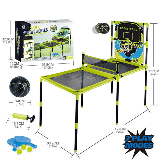 Aojie Sport 3 In 1 Table Tennis, Toss Game & Basketball Set — BambiniJO Jordan