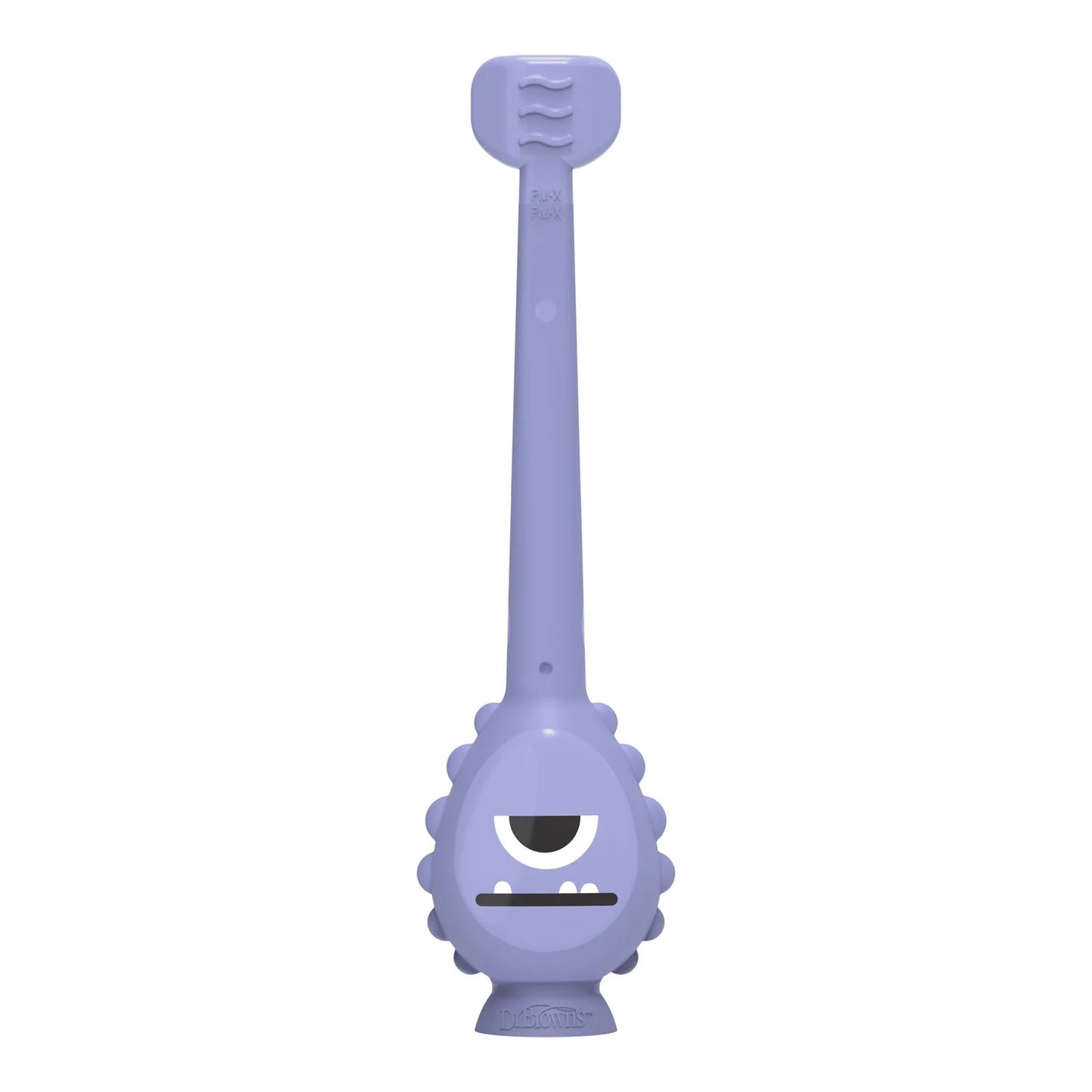 Dr Brown's - ToothScrubber™ Toddler Monster Toothbrush | 1-4Y | Purple