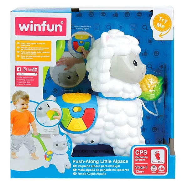 Winfun - Push Along Alpaca | 12m+ Winfun - Push Along Alpaca | 12m+