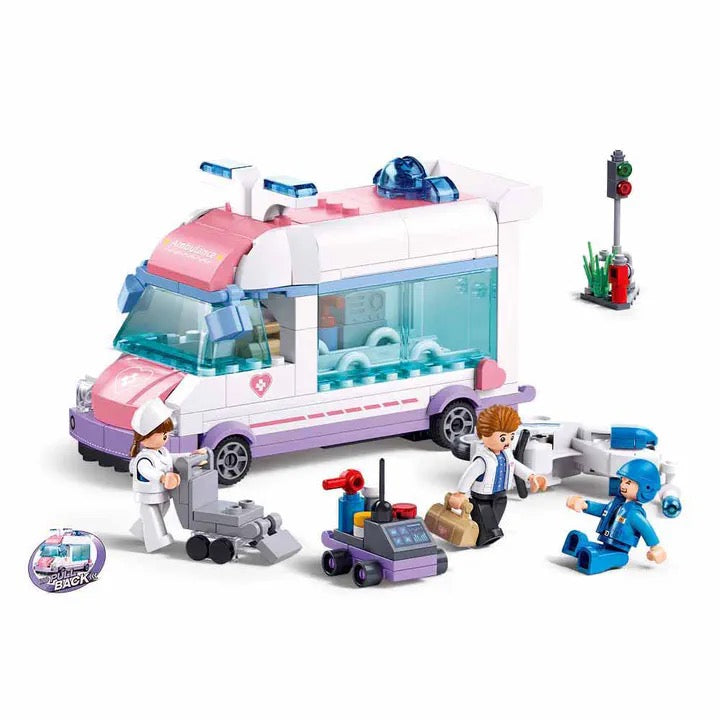 Sluban - Metropolis Doctor – Dream City Hospital Pull Back | 6Y+ Sluban - Metropolis Doctor – Dream City Hospital Pull Back | 6Y+