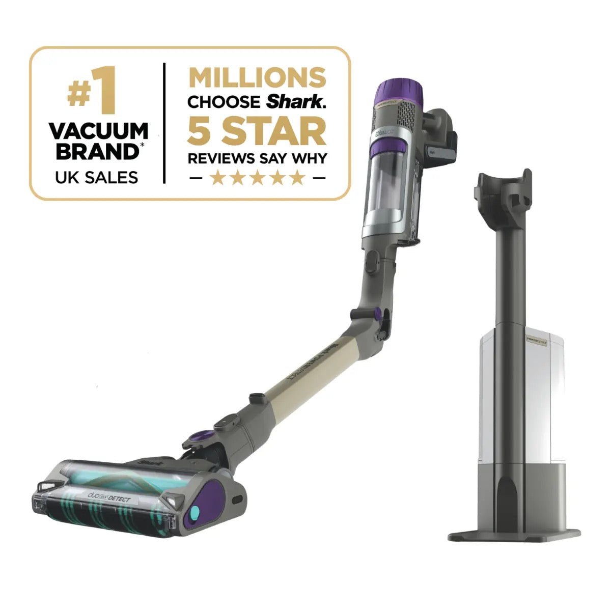 Shark - PowerDetect Clean & Empty Cordless Vacuum | 70-Minutes Run Time