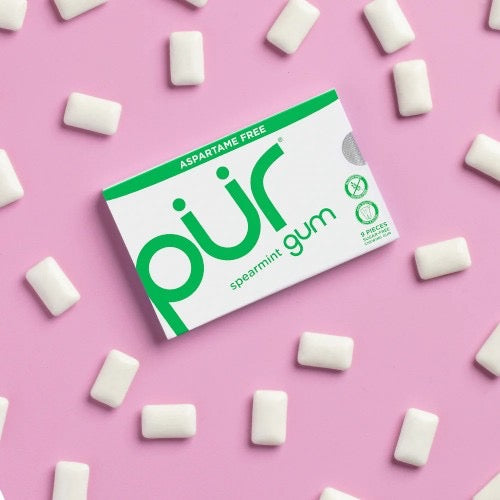 PUR - علكة بالنعناع الخالي من الأسبارتام | 9 قطع PUR - علكة بالنعناع الخالي من الأسبارتام | 9 قطع