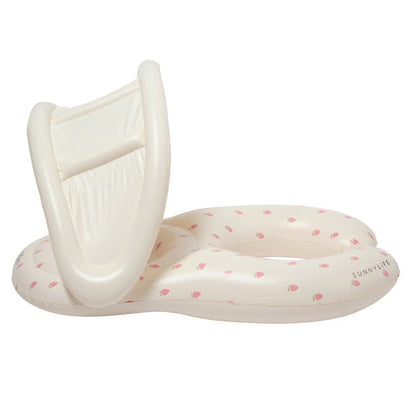SUNNYLiFE - Float Together Baby Seat with Removable Canopy | Strawberry Sunshine