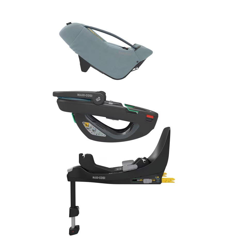 Maxi-Cosi - Coral 360 i-Size Baby Car Seat | Essential Grey | 0-12 Months