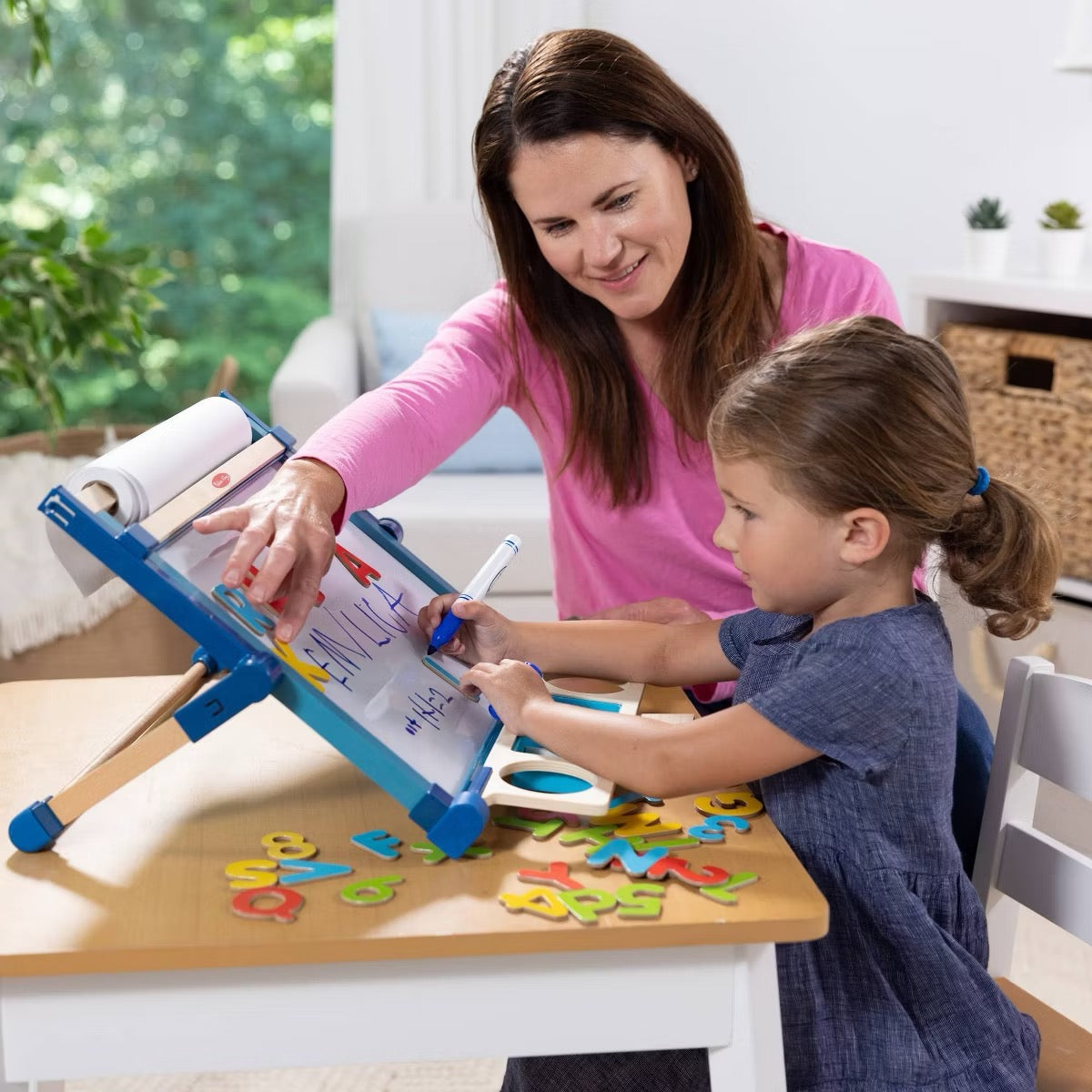 Melissa & Doug - Wooden Double-Sided Tabletop Easel Melissa & Doug - Wooden Double-Sided Tabletop Easel