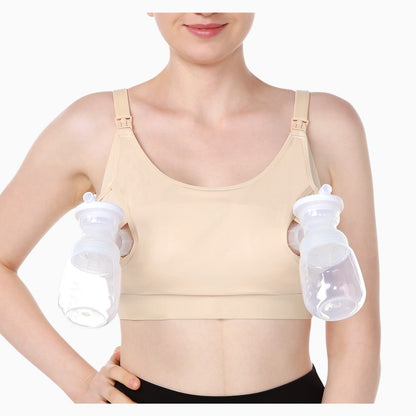 Momcozy - Handsfree Pumping Bra | Beige | Large
