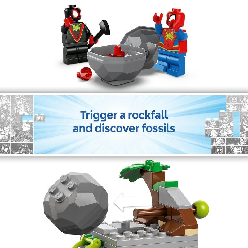 Lego - Marvel Team Spidey Dino Crawler Rescue | 136 Pcs | 4Y+