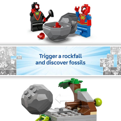 Lego - Marvel Team Spidey Dino Crawler Rescue | 136 Pcs | 4Y+