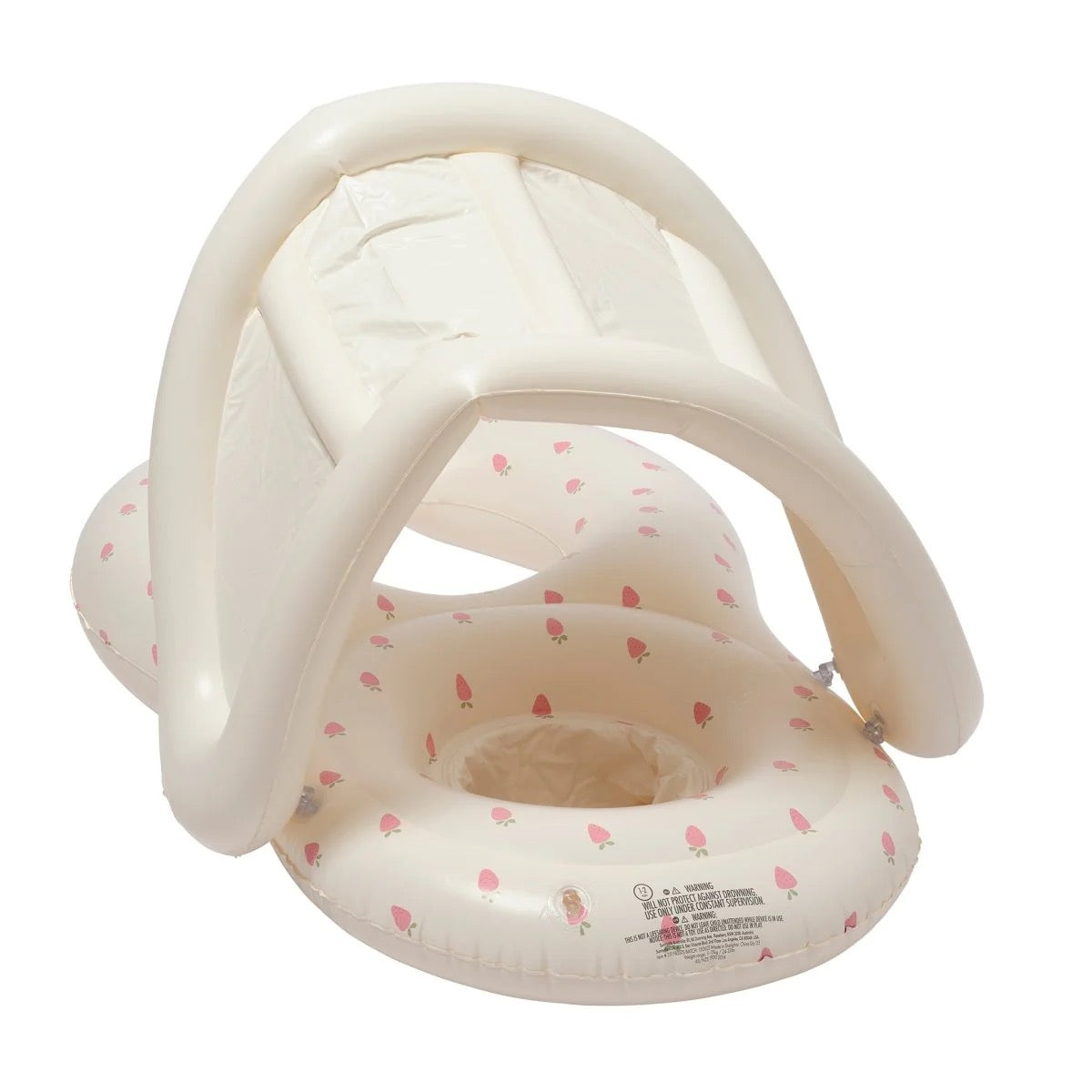 SUNNYLiFE - Float Together Baby Seat with Removable Canopy | Strawberry Sunshine