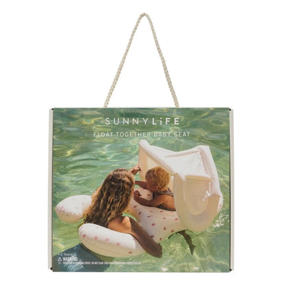 SUNNYLiFE - Float Together Baby Seat with Removable Canopy | Strawberry Sunshine