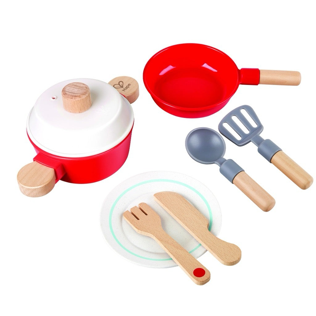 Hape - Little Chef Cook & Serve Set Hape - Little Chef Cook & Serve Set
