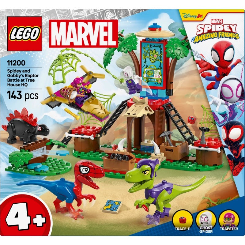 Lego - Marvel Spidey and Gobby's Raptor Battle at Tree House HQ  | 143 Pcs | 4Y+