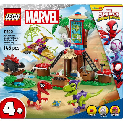 Lego - Marvel Spidey and Gobby's Raptor Battle at Tree House HQ  | 143 Pcs | 4Y+