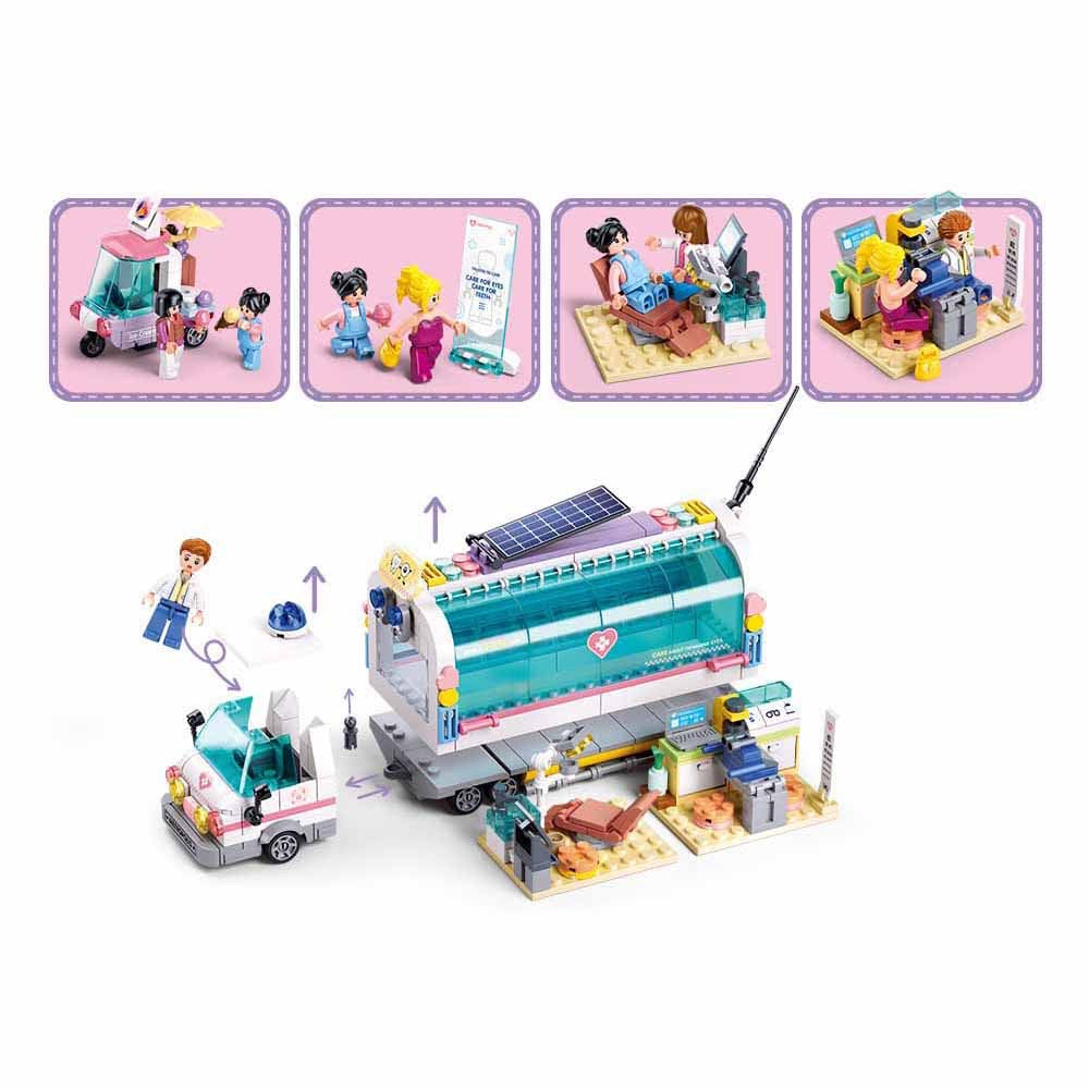 Sluban - Metropolis Doctor – Mobile Nursing Car Pull Back | 6Y+ Sluban - Metropolis Doctor – Mobile Nursing Car Pull Back | 6Y+