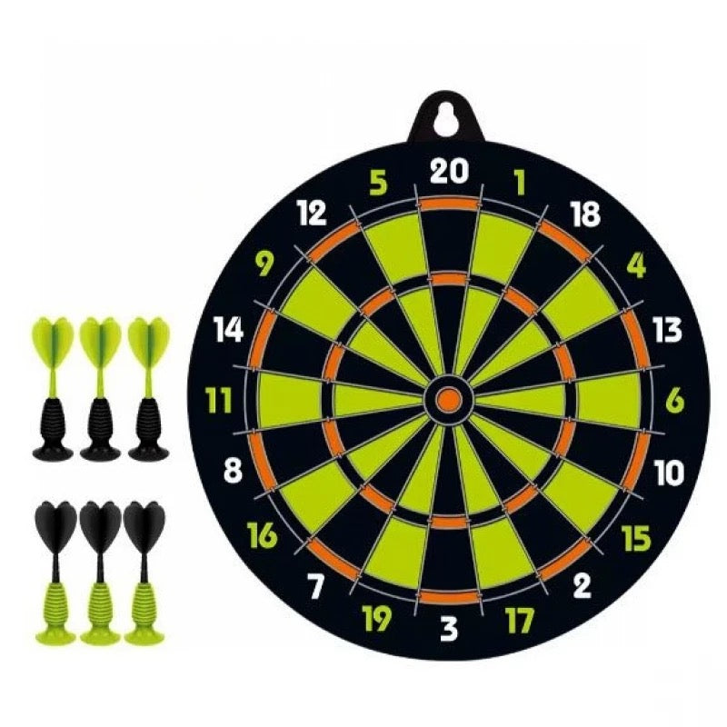 Aojie Sport - 12" Target Set w 6 Darts | Ages 6+
