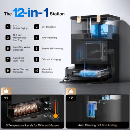 ECOVACS - DEEBOT X8 PRO OMNI Robotic Vacuum