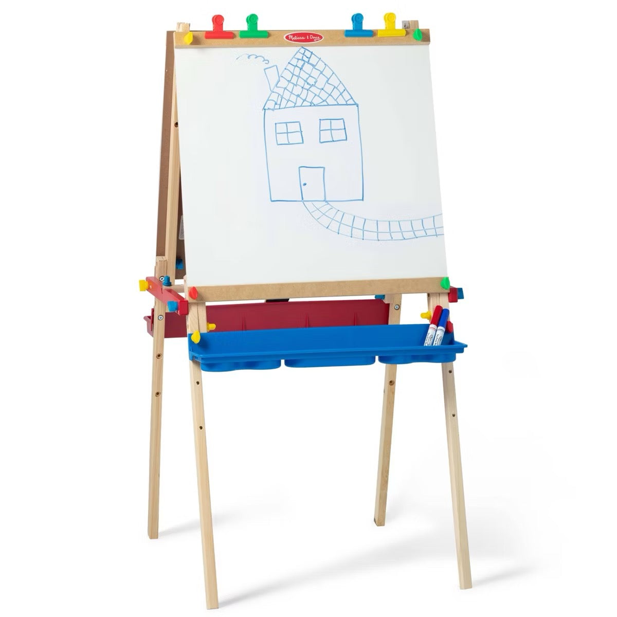 Melissa & Doug - Deluxe Standing Art Easel | Double Sided Melissa & Doug - Deluxe Standing Art Easel | Double Sided