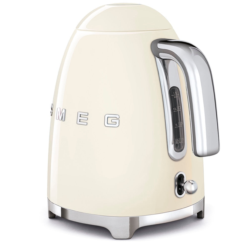 Smeg - Electric Kettle Fast Boiling | 50's Style Aesthetic | 1.7L | Cream