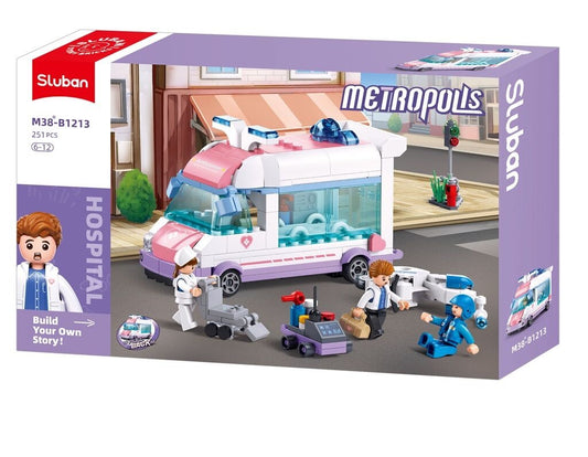 Sluban - Doctor Rescue Pull Back | 6Y+