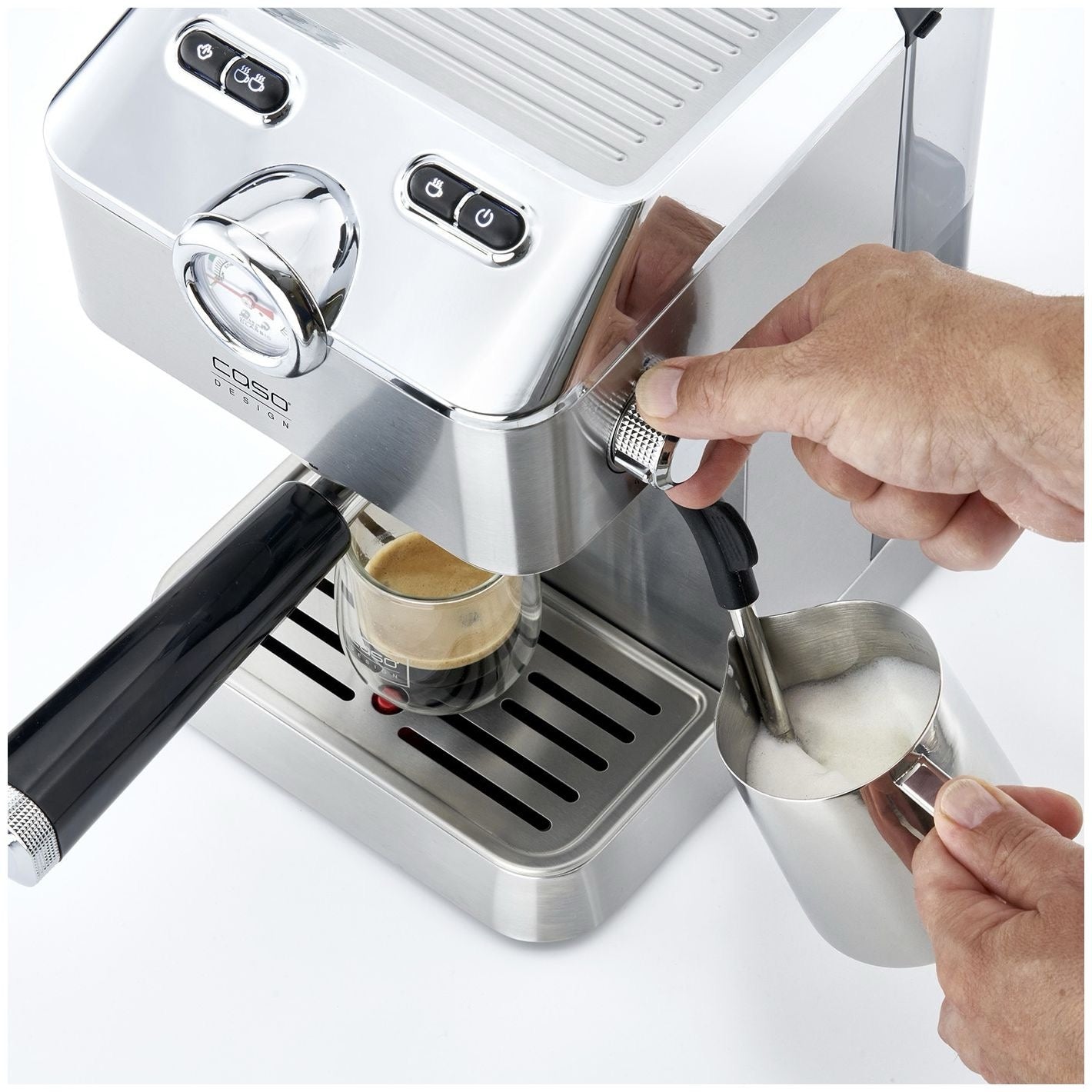 Caso - Espresso Machine 19 Bar | 1100W | 1.5 Liter Caso - Espresso Machine 19 Bar | 1100W | 1.5 Liter