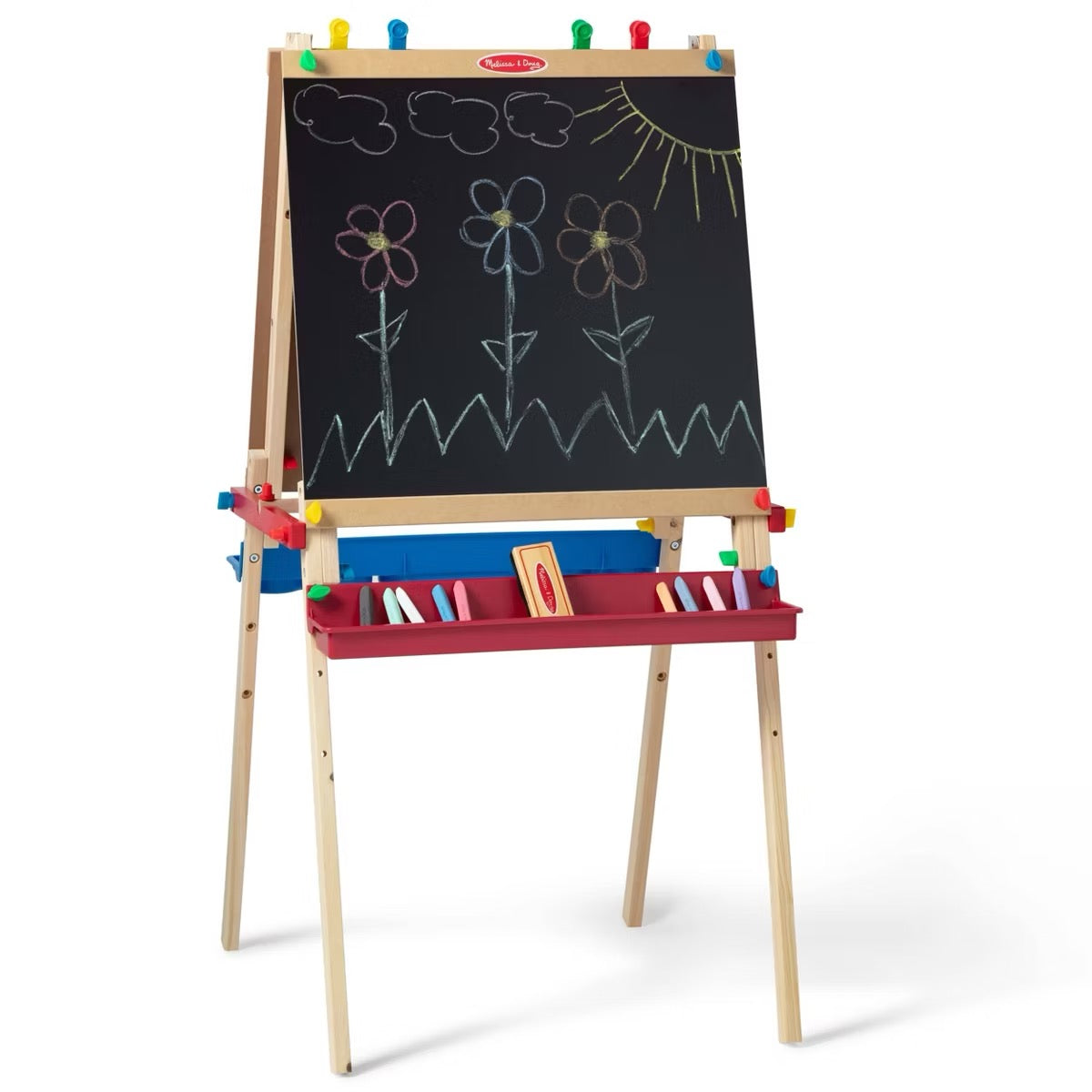 Melissa & Doug - Deluxe Standing Art Easel | Double Sided Melissa & Doug - Deluxe Standing Art Easel | Double Sided
