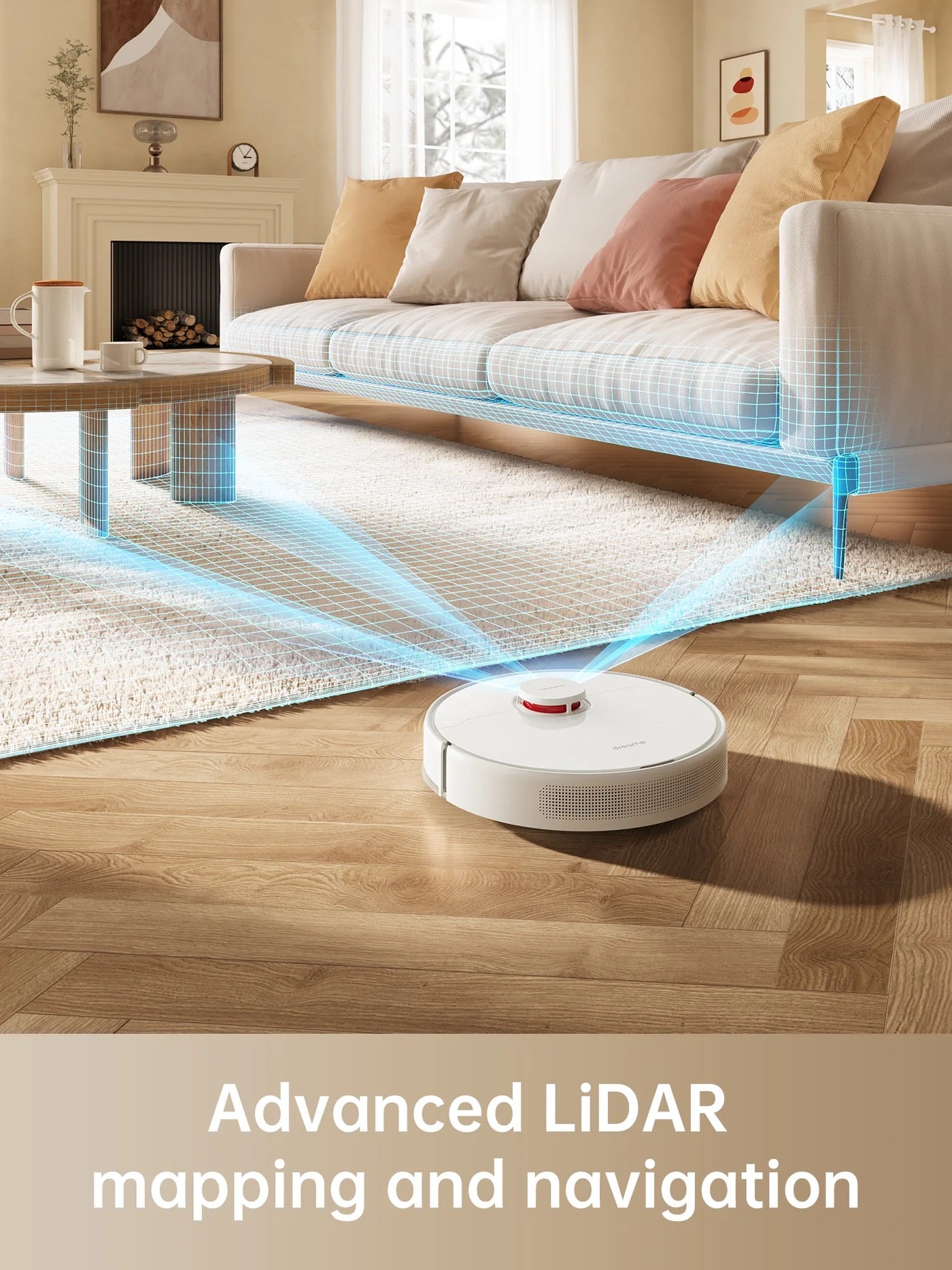 Dreame - DreameBot D9 Max Vacuum - White Dreame - DreameBot D9 Max Vacuum - White