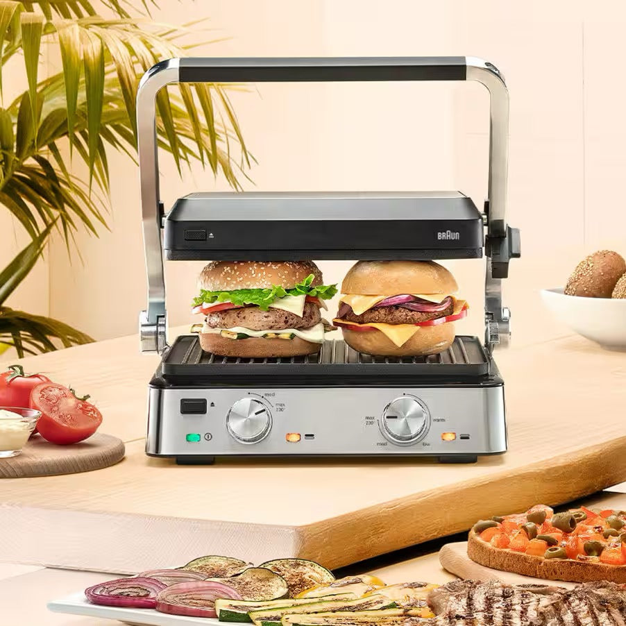Braun | Contact Grill | 2000W 3 Cooking Positions 230°C Max Braun | Contact Grill | 2000W 3 Cooking Positions 230°C Max