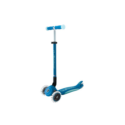 Globber - Elite Glow Lights Scooter | Deep Blue | 3Y+